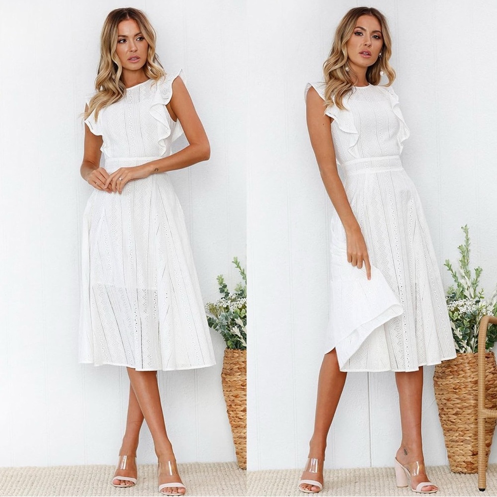White Dress, size small (S)